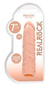 Realrock Penis Sleeve 7" Flesh