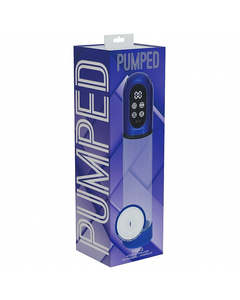 Toys: Pumped Engage Penis Pump Metallic Blue
