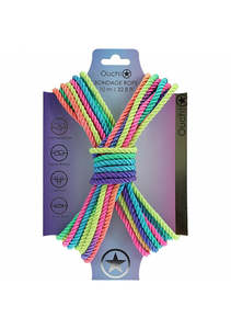 Bondage: Ouch Bondage Rope 10m Multicolour Bright