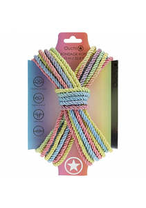 Ouch Bondage Rope 10m Multicolour Pastel