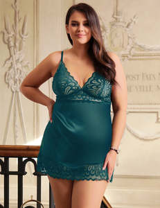 Baby Dolls: Oh Yeah Sexy Babydoll Green 3XL/4XL - R81167