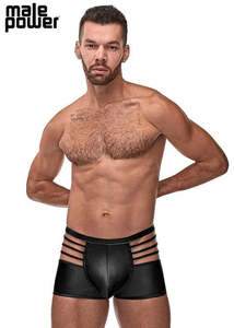 Male Power Cage Matte Black Short Black XL - 121261