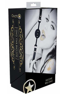 Blindfolds Gags: Ouch London Silicone Ball Gag
