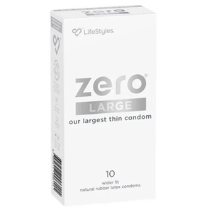 Condoms: Lifestyles Zero Uber Thin Condoms Large 10 Pack