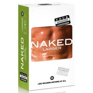 Condoms: Four Seasons Larger Naked 12 Pack