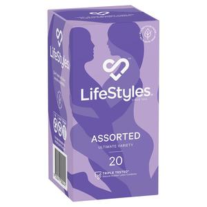 Condoms: Lifestyles Assorted 20 Pack