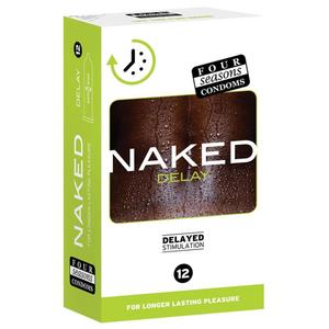 Condoms: Four Seasons Condoms Naked Delay 12 Pack