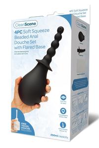 Hygiene Douche: CleanScene 4 Piece Soft Beaded Douche