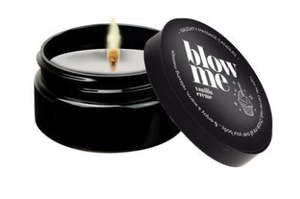 Naughty Massage Candle 50g Vanilla Creme – Blow Me