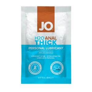 Lubricant: JO Anal Thick H2O Waterbased Lube 5ml