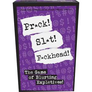 Novelties: Pr%ck Sl%t! F%ckhead Game