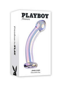 Prostate Health Center: Playboy Jewels King Glass Dildo