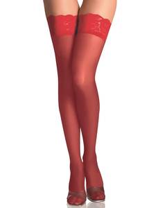 Oh Yeah Lace stockings Red 2014