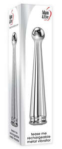 Adam & Eve Tease Me Rechargeable Metal Vibrator