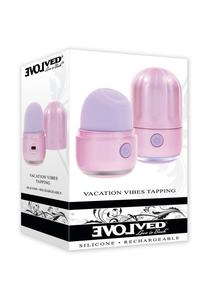 Evolved Vacation Vibes Tapping Vibrator - Rechargeable Silicone Discreet