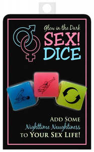 Kheper Games: Sex Dice - Glow In The Dark