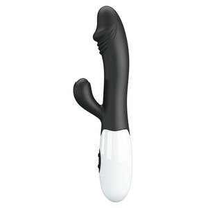 Pretty Love Snappy Rabbit Vibrator Black BI-014173-A3