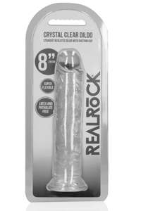 Realrock: Realrock Clear Dildo 8"