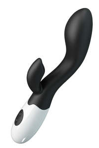 Rabbit Vibrators: Pretty Love Brighty Rabbit Vibrator Black BI-014174-A3