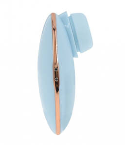 Clitoral Air Pulse: Loveline Dreamsicle 2-in-1 Tapping & Clitoral Air Pulse Vibe Blue