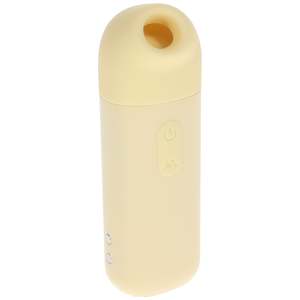Clitoral Air Pulse: Loveline Sweetie Removable Head Clitoral Air Pulse Vibe Yellow