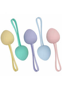 Kegel Balls: Loveline Pelvifit Berry 5 Weight Kegel Kit