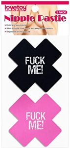 Other Lingerie: Love Toy Nipple Pastie 2pk Fuck Me