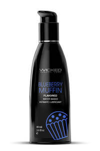 Wicked Aqua Blueberry Muffin Flavoured Lube 60ml