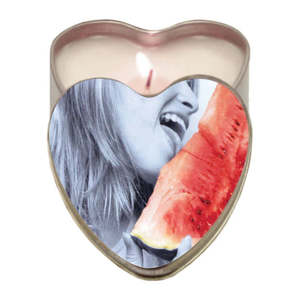 Earthly Body Watermelon Heart Massage Candle