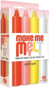 Other Bondage Toys: Make Me Melt Candles 4 Pack Pastel