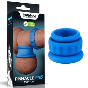 Cock Rings: Lovetoy Pinnacle Oro Twin Flex