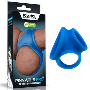 Cock Rings: Lovetoy Pinnacle Pro Trio Grip Enhancer