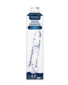 Penis Sleeves: Ice Crystals Collection Length Enhancer Penis Extender Sleeve 6.5"
