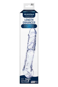 Ice Crystals Collection Length Enhancer Penis Extender Sleeve 7.5"