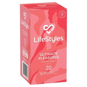Condoms Ultimate Pleasures 20 Pack