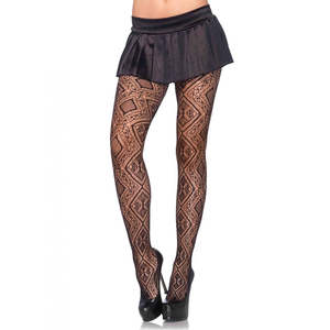 Legwear: Leg Ave Morroccan Pantyhose Black 9990 OS