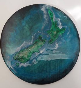 Products: Aotearoa, New Zealand Blue Ocean Map