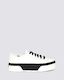 Triple Up Leather White/black
