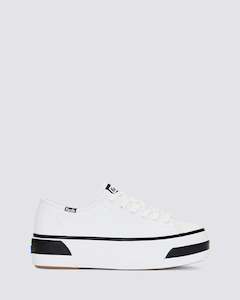 Keds: TRIPLE UP LEATHER BUMPER WHITE