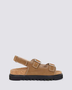 Nude Footwear: TULUM KHAKI BROWN