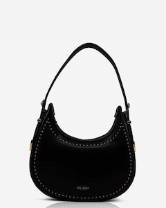 CRESCENT BAG BLACK/GOLD