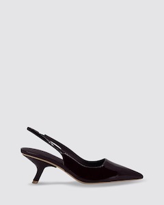 SANDRA HEEL PATENT WINE