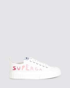 Superga: 2630 RIPPED LOGO WHITE