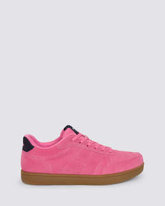 Woden: BJORK SUEDE SNEAKERS AURORA PINK