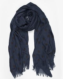 SPOT SCARF NAVY