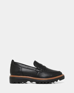 Hush Puppies: BEAU LOAFER BLACK