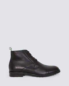 Julius Marlow: TAMPER MENS BOOTS BLACK LEATHER
