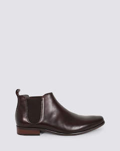 Julius Marlow: KICK DRESS BOOTS MOCHA LEATHER