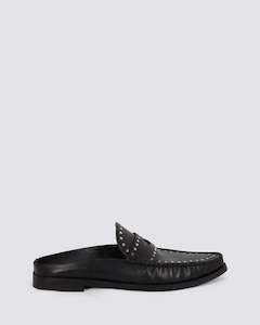 ROSIERS LOAFERS BLACK/SILVER LEATHER