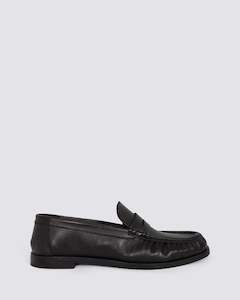 CINQ LOAFERS BLACK LEATHER